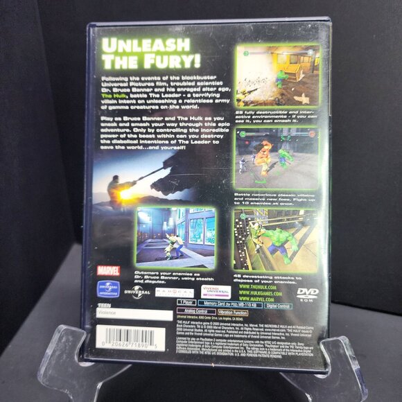 Hulk - PS2 PlayStation 2 2003 - Complete with Manual - Picture 2 of 7